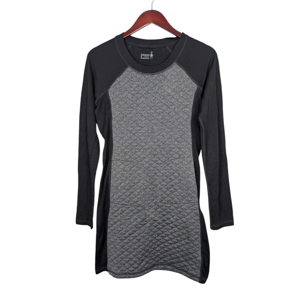 Smartwool Diamond Peak Quilted Merino Wool Dress - M - Picture 2 of 9